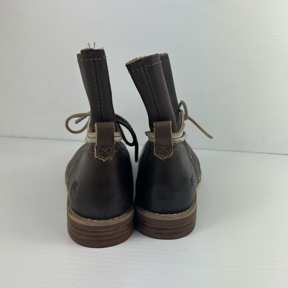 TIMBERLAND Earthkeepers Savin Hill Brown Leather Lace Up Boots - Picture 3 of 8
